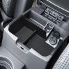 HGWEI Upgrade Center Console Organizer Compatible with 2005-2021 Nissan Frontier Interior Accessories Middle Armrest Storage Box Insert Compartment Tray Hidden Storage Space with Rubber Mats, Black view 2