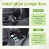 HGWEI Upgrade Center Console Organizer Compatible with 2005-2021 Nissan Frontier Interior Accessories Middle Armrest Storage Box Insert Compartment Tray Hidden Storage Space with Rubber Mats, Black view 4