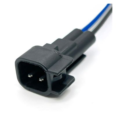 CTGFBUW 2 Pin Auto Fuel Injector Nozzle Plug Electronic Connector Wire Harness EV1 to EV6 DJ7023C-1.5-21(2P Male,1 Pc)