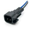 CTGFBUW 2 Pin Auto Fuel Injector Nozzle Plug Electronic Connector Wire Harness EV1 to EV6 DJ7023C-1.5-21(2P Male,1 Pc) view 1