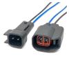 CTGFBUW 2 Pin Auto Fuel Injector Nozzle Plug Electronic Connector Wire Harness EV1 to EV6 DJ7023C-1.5-21(2P Male,1 Pc) view 2