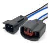 CTGFBUW 2 Pin Auto Fuel Injector Nozzle Plug Electronic Connector Wire Harness EV1 to EV6 DJ7023C-1.5-21(2P Male,1 Pc) view 3