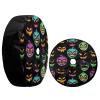 Foruidea Halloween Scary Face Pattern Spare Tire Cover with Backup Camera Hole Wheel Tire Cover Fit Trailer, RV, SUV and Many Vehicle 14inch view 3