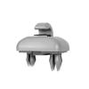 LAKSUYRE 1PCS Car Sun Visor Clip Hook Bracket Hanger Compatible A1 A3 A4 A5 Q3 Q5 8U0857562A 8E0857562 Auto Sun Visor Hook Bracket Clip(Grey) view 1