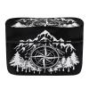 Whosucclay RV Propane Tank Cover Double 20 lb, Savage Camper Propane Tank Cover for RV Trailer Camper, Weather Resistant Accessories Decorative Protection-Forest Compass view 1