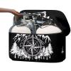 Whosucclay RV Propane Tank Cover Double 20 lb, Savage Camper Propane Tank Cover for RV Trailer Camper, Weather Resistant Accessories Decorative Protection-Forest Compass view 2