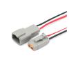 CTGFBUW 3Pin DTM06-3S / DTM04-3P Wiring Harness Connector Automotive Connector Waterproof Cable Plug DTM Series Male and Female(DTM06-3S with Wire) view 2