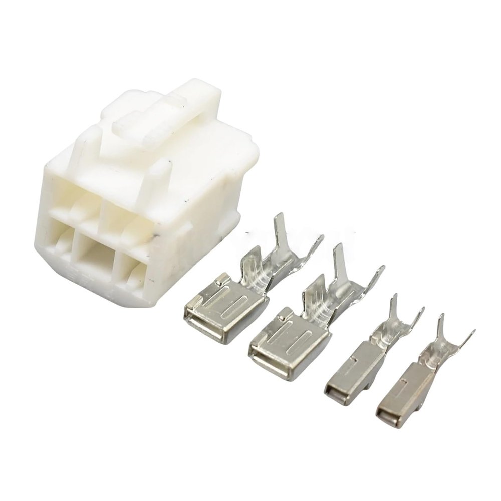 Automotive connectors 4 Pin Automotive Wire Harness Connector 1300-3849 13940682 Easy Replacement(Female,1pcs)
