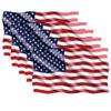 Vashun 5PCS Reflective American Flag Stickers Reflective American Flag Car Decals 4.92.9Inch USA Flag Sticker Waterproof Decals for Car,Hard Hat,Window,Water Bottle Motorcycle (5P-5) view 1