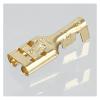 XZZQDZSWMN 10/20/50Pcs Cable Lugs Set Flat Sleeves Brass Crimp Electrical Cable Connectors Back Opening 6.3mm for Car Motorcycle(50PCS) view 3