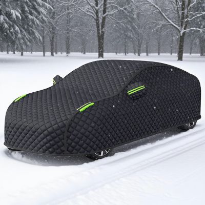 Hail Protector Car Cover Compatible with Audi A4 B6 Sedan 2000-2006 Padded Outdoor Car Covers for Hail Protector Weather Proof All Weather, Black