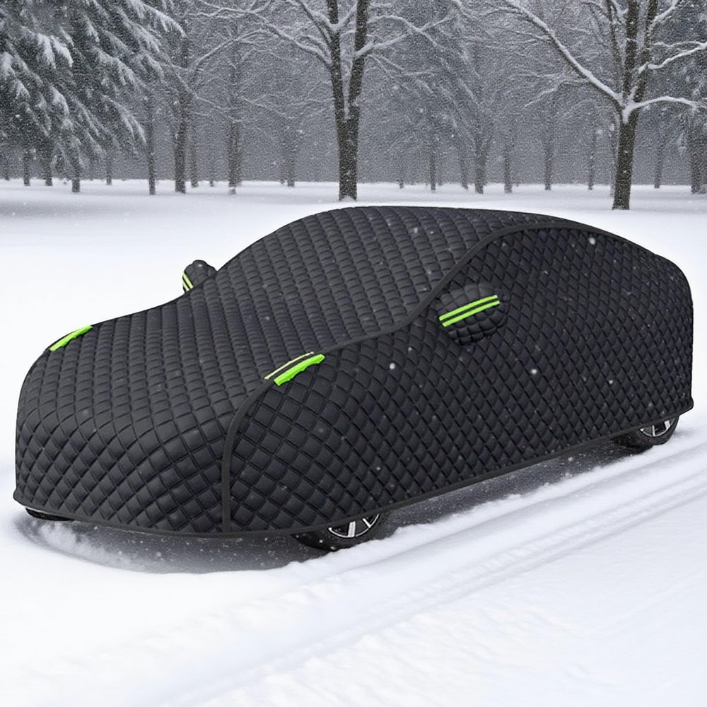 Hail Protector Car Cover Compatible with Audi A4 B6 Sedan 2000-2006 Padded Outdoor Car Covers for Hail Protector Weather Proof All Weather, Black