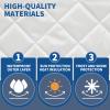 Hail Protector Car Cover Compatible with Ford Kuga Padded Outdoor Car Covers for Hail Protector Weather Proof All Weather, Black view 4