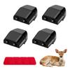MTRPS 4PCS Deer Whistles for Car, Wind Activated Ultrasonic Vehicle Deer Horn Sensor Avoids Collision, Dual Construction Animal Warning Devices for SUVs Trucks Motorcycles (Black) view 1