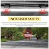 MTRPS 4PCS Deer Whistles for Car, Wind Activated Ultrasonic Vehicle Deer Horn Sensor Avoids Collision, Dual Construction Animal Warning Devices for SUVs Trucks Motorcycles (Black) view 4