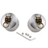Lunsom Aluminum Wheel Axle Nut Caps,Front Covers Accessories, Compatible with HaXley Motorcycle,Bronze view 1