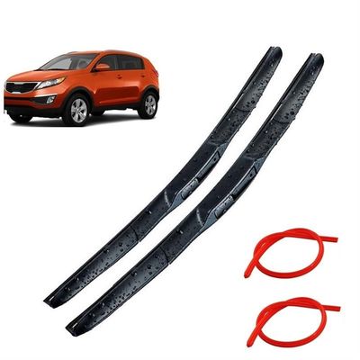 Auto wiper Wiper LHD Hybrid Front Wiper Blades Compatible with Kia Sportage SL 2010-2015 Windshield Windscreen Window Rain Brushes 24"+18" - Wiper replacement