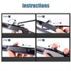 Auto wiper Wiper LHD Hybrid Front Wiper Blades Compatible with Kia Sportage SL 2010-2015 Windshield Windscreen Window Rain Brushes 24"+18" - Wiper replacement view 4