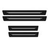 4pcs Car Door Sill Protector for Lincoln Nautilus 2024-2025,Welcome Pedal Protector Cover,Reflective 4d Carbon Fiber Sticker,4pcs Carbon Fiber Door Sill Protector view 1