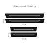 4pcs Car Door Sill Protector for Lincoln Nautilus 2024-2025,Welcome Pedal Protector Cover,Reflective 4d Carbon Fiber Sticker,4pcs Carbon Fiber Door Sill Protector view 2