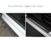 4pcs Car Door Sill Protector for Lincoln Nautilus 2024-2025,Welcome Pedal Protector Cover,Reflective 4d Carbon Fiber Sticker,4pcs Carbon Fiber Door Sill Protector view 3