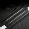 4pcs Car Door Sill Protector for Lincoln Nautilus 2024-2025,Welcome Pedal Protector Cover,Reflective 4d Carbon Fiber Sticker,4pcs Carbon Fiber Door Sill Protector view 4
