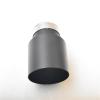 Tail Pipe Matte Black Stainless Steel Car Accessories Muffler Tip Exhaust Pipe Universal Nozzle for F10 Golf Car Exhaust Tip view 4