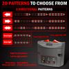 ASPL 49'' Low Profile Strobe Lights Bar Aluminum Warning Light Red White view 4