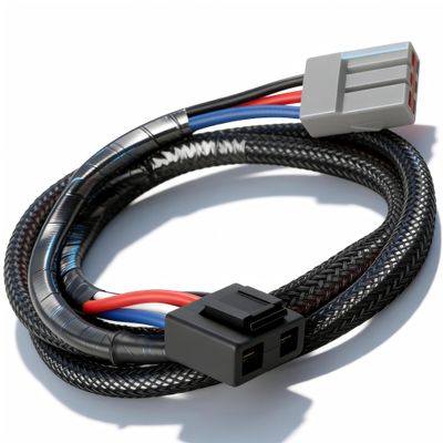 3035-P Brake Controller Wiring Adapter, Fit for Tekonsha 2-Plug Plug and Play Harness, 16AWG 18 Inch 4-Pin Connector for Ford Lincoln Mercury Land Rover, Fit for Prodigy P2 P3 Primus IQ Voyager