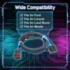 3035-P Brake Controller Wiring Adapter, Fit for Tekonsha 2-Plug Plug and Play Harness, 16AWG 18 Inch 4-Pin Connector for Ford Lincoln Mercury Land Rover, Fit for Prodigy P2 P3 Primus IQ Voyager view 3