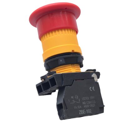 Hanfork E-Stop Switch 122519GT 122519 Emergency Stop Switch Genie Lift Parts for Genie Boom Lift S-120 S-125 Z-135-70 S-100 S-105 Z-80-60...