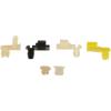 KarParts360 for GMC C3500/K3500 1990-2000 Door Lock Rod Clips | Metal, Plastic | Black, Tan, Yellow Color | 0.25 Inches Hole Diameter | Replacement for 12338100, 16607593 view 1