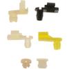 KarParts360 for GMC C3500/K3500 1990-2000 Door Lock Rod Clips | Metal, Plastic | Black, Tan, Yellow Color | 0.25 Inches Hole Diameter | Replacement for 12338100, 16607593 view 2
