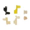 KarParts360 for GMC C3500/K3500 1990-2000 Door Lock Rod Clips | Metal, Plastic | Black, Tan, Yellow Color | 0.25 Inches Hole Diameter | Replacement for 12338100, 16607593 view 3