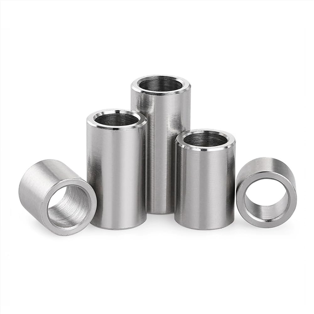 Inner Diameter 15mm 16mm 304 Stainless Steel Sleeve Bushing Bearing Waterproof and Rustproof High Intensity(16x22x16-4Pcs)