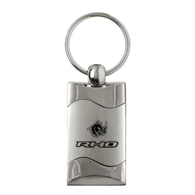 AU-TOMOTIVE GOLD INC. Officially Licensed RAM RHO Rectangular Wave Keychain