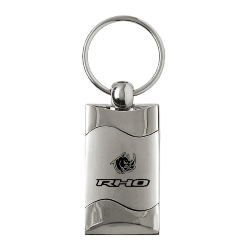 AU-TOMOTIVE GOLD INC. Officially Licensed RAM RHO Rectangular Wave Keychain