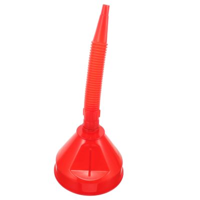 Mobestech Thick Plastic Long Funnel with Filter Large Spill Gas Tank Funnel for Cars Motorcycles Boats Automotive Fuel Transfer Tool
