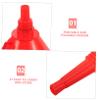 Mobestech Thick Plastic Long Funnel with Filter Large Spill Gas Tank Funnel for Cars Motorcycles Boats Automotive Fuel Transfer Tool view 4