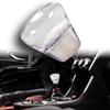 Universal 50mm Clear Diamond Shape with Real Rose Flowers Unique Manual Car Gear Stick Head Shift Knob, 5 6 Speed Fit Most Manual Automatic Vehicles Trucks with 3 Adapters (White) view 1