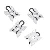 Dogary 4 PCS Window Regulator Slider Clip, Window Glass Adjustment Sliding Jaw Pivot Buckle, One-piece Aperture Glass Lift Regulator Parts, Universal for Cars Repair Accessories (White) view 1