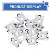 Dogary 4 PCS Window Regulator Slider Clip, Window Glass Adjustment Sliding Jaw Pivot Buckle, One-piece Aperture Glass Lift Regulator Parts, Universal for Cars Repair Accessories (White) view 4