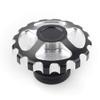 Cnoula11 Scooter Parts Oil Gas Tank Cover Accessories for Harley For Sportster XL883 XL1200 48 Dyna For Touring For Softail 1994-2017, Black view 1