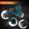 RAGBUSCLE Fuel Injector, Automotive Fuel Injector Nozzle, Replace 16450-HP5-603, IJ105/3 Compatible with Honda ATV TRX420FM Rancher 420 4x4 2007-2013, 2 Pins, 1 pc view 2