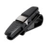 DREFGH Car Sun Visor Sunglasses Glasses Clip Multifunctional Car Interior Creative Eye Box Card Double Headed Clamp(Silver Black 1pc) view 1