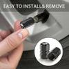 4Pack Turtle Tire Valve Stem Caps Sea Turtle Car Accessories Decor for Cars Trucks SUV Motorcycles Bicycles Bike Tire Air Cap for Men Women and Sea Turtles Decor Lovers view 2