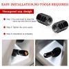 4Pack Sloth Tire Valve Stem Caps Sloth Car Accessories Decor for Cars Trucks SUV Motorcycles Bicycles Bike Tire Air Cap for Men Women and Sloths Decor Lovers view 4