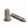 LAKSUYRE 50Pcs 6.3mm Hole Auto Fastener Push Type Shield Retainers Plastic Rivets Clips Bumper/Trim view 3