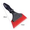 1PC Car Window Body Water Wiper Clean Scraper Shovel Rubber Window Squeegee Tint Tool, Compatible with Jaguar XEL XFL XJL,1-Red view 2