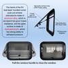 Caravan Window,Motorhome Window,Push-Pull Opening,Adjustable Angle: 70,Insect net,Sun Protection,Privacy Screen,Screen Window,Caravan Side Window 600 * 600 view 4